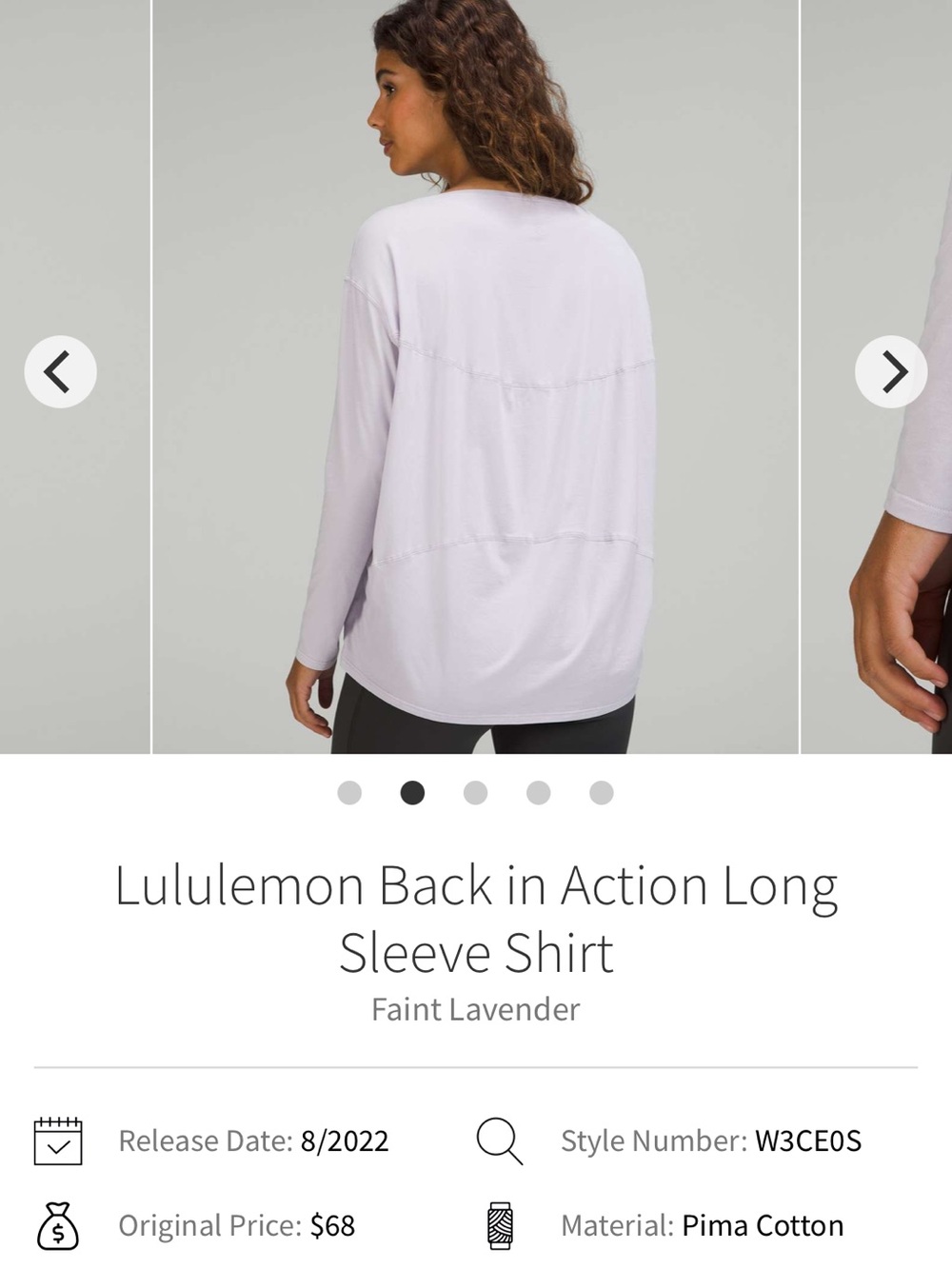 Lululemon Back in Action Shirt 💜 - Picture 4 of 6
